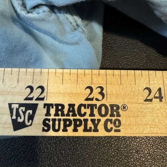 Territory Ahead Shirt Large Blue Button Down Short Sleeve Dual Pocket Cotton - Picture 6 of 7